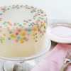 Polka Dot i am baker Cake