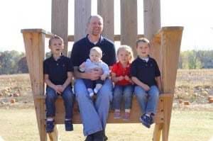 Chad and Kids at Pumpkin Patch