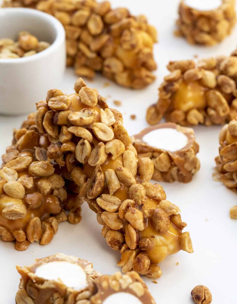 Homemade Salted Caramel Nut Rolls i am baker