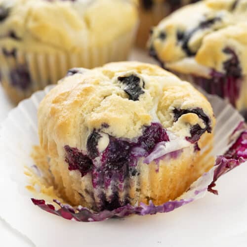 Blueberry Cream Cheese Muffins - i am baker