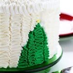 Christmas Tree Ruffle Cake! {an original iambaker design}