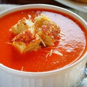 The BEST Tomato Soup Recipe ever. It does not disappoint!