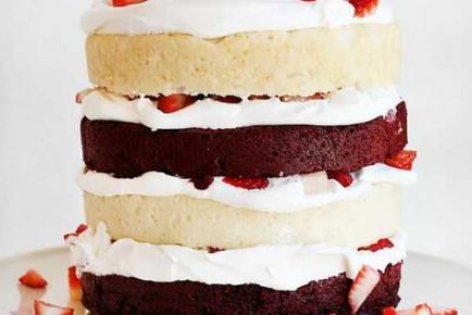 Red Velvet Strawberry Shortcake!