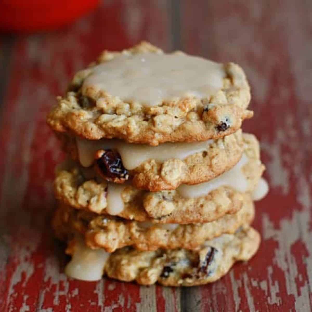 Raspberry Oatmeal Cookies I Am Baker