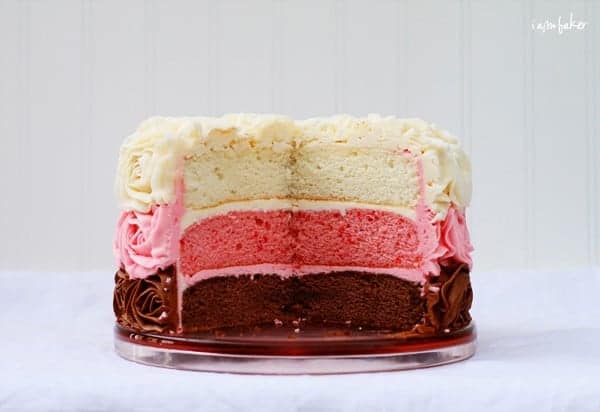 neopolitan cake