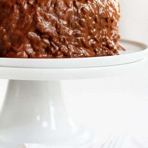 crispy caramel chocolate cake