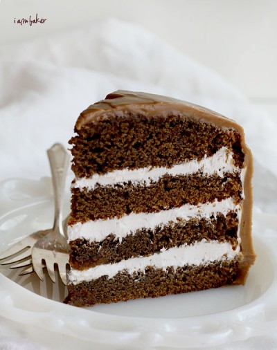 Coffee Cream Cake - i am baker