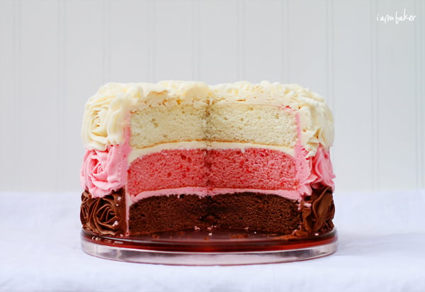 Featured image of post Recipe of 3 Layer Cake Vanilla Chocolate Strawberry