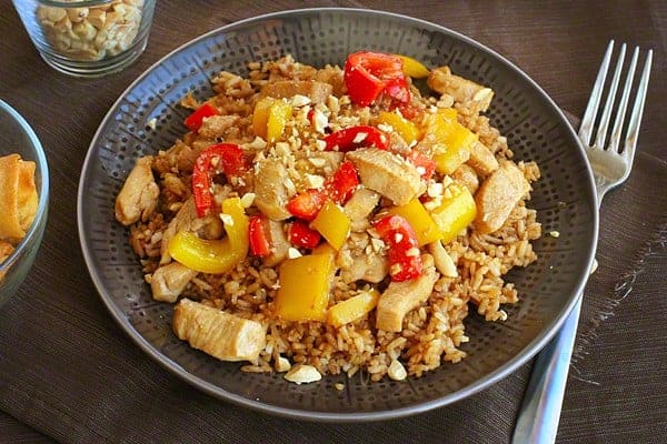 Healthier Kung Pao Chicken