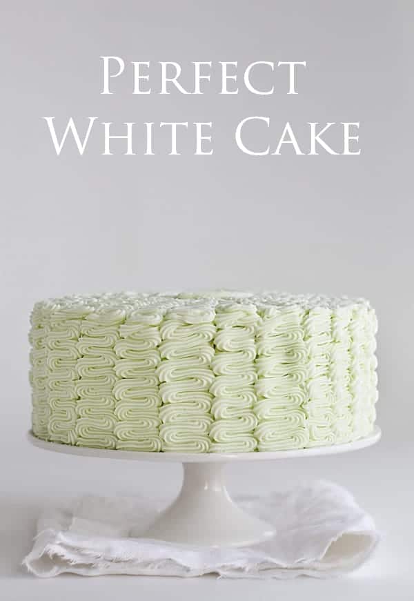 The Perfect {Bakery Style} White Cake | I Am Baker