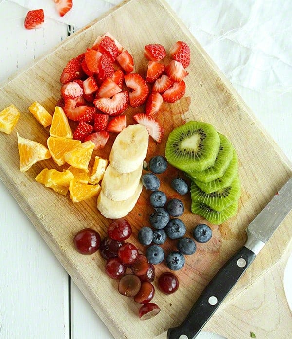 Rainbow Fruit (Perfect St. Patrick's Day Snack!)