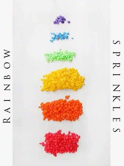 Homemade Rainbow Sprinkles