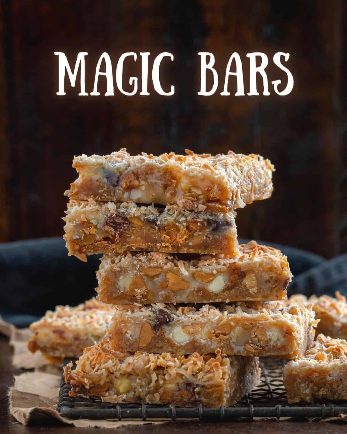 Stack of Magic Bars.