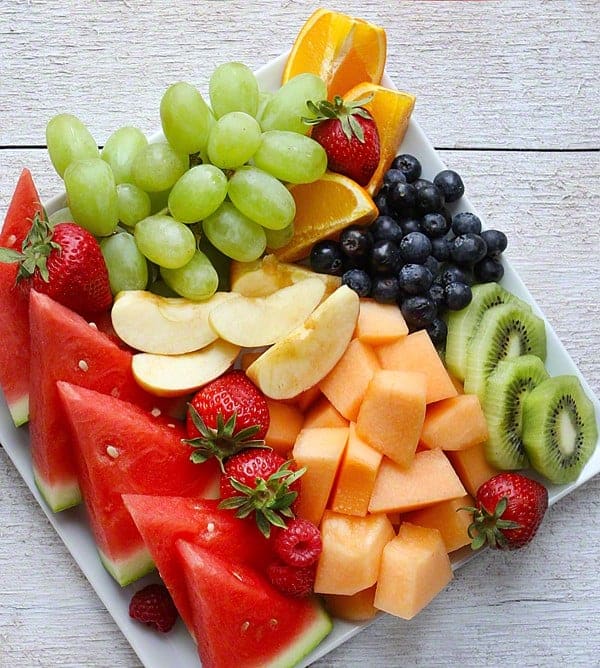 Fresh Fruit Platter! Such an easy snack!