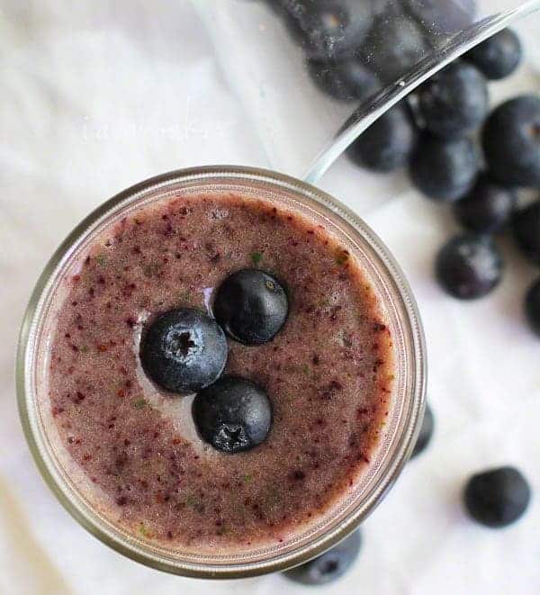 Avocado Blueberry Smoothie Recipe - i am baker