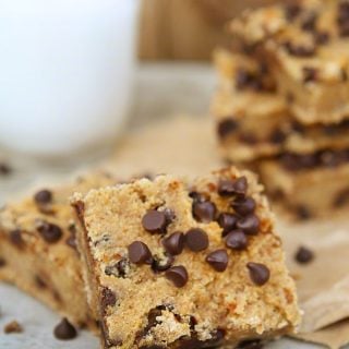 Chocolate Chip Banana Bars {Paleo} - i am baker