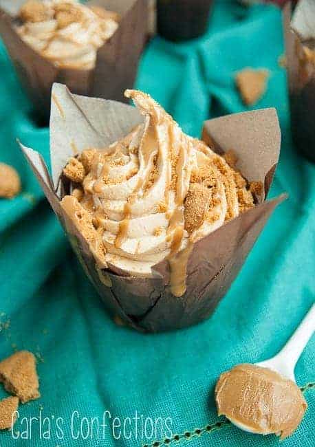 Chocolate Biscoff Cupcakes from Carla's Confections