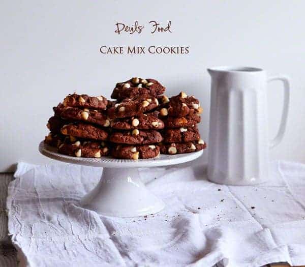Devils Food Cake Mix Cookies  Triple Chocolate Devils Food Cookies devilsfoodcookieswords