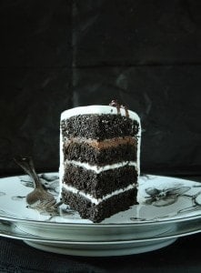 Black Velvet Cake - i am baker