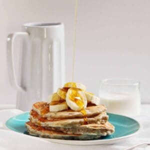 Banana Oat #pancakes #breakfast #banana