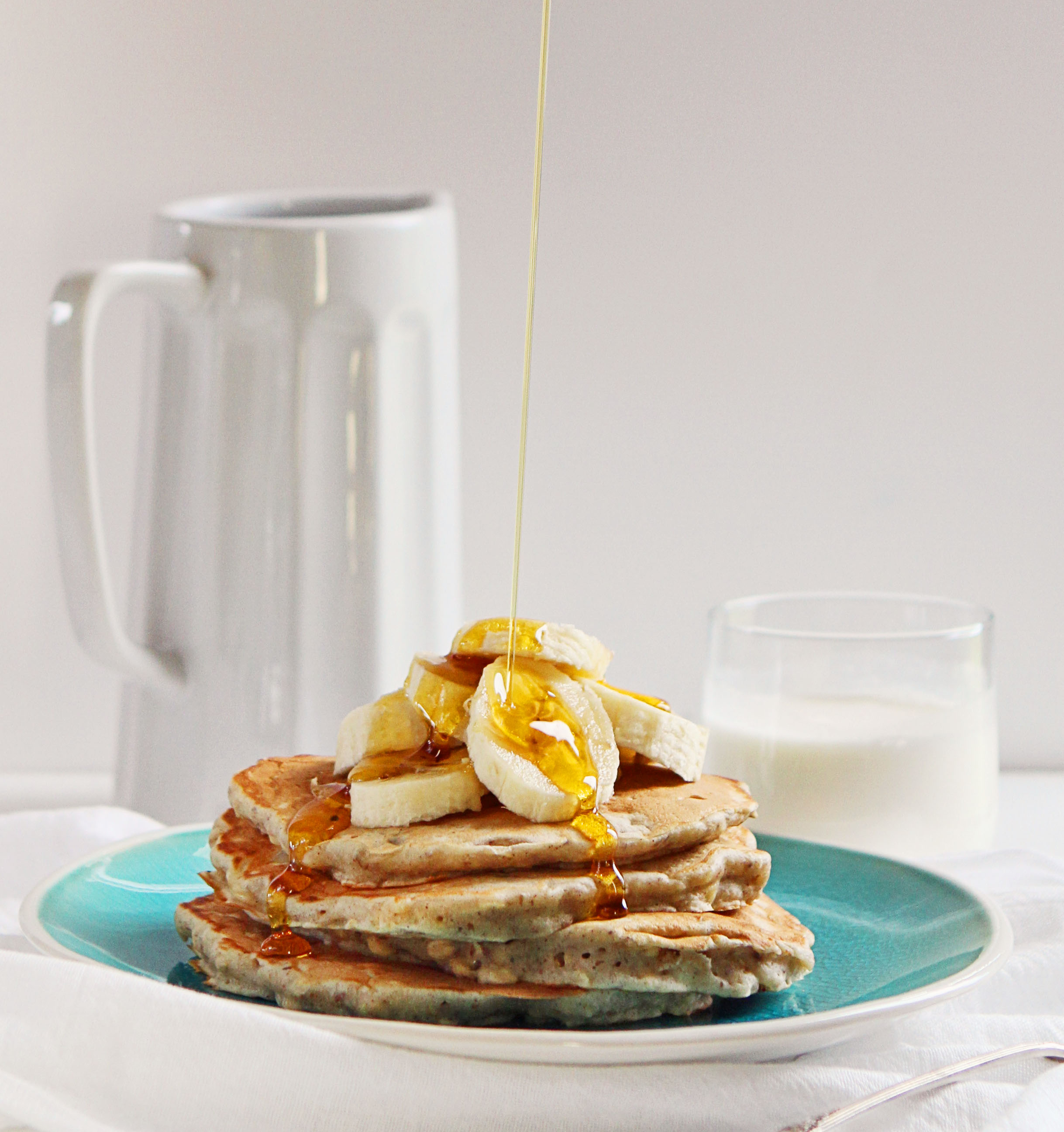 Banana Oat #pancakes #breakfast #banana