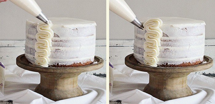 Frilly Cake Decorating: Full tutorial from iambaker.net #frillycake