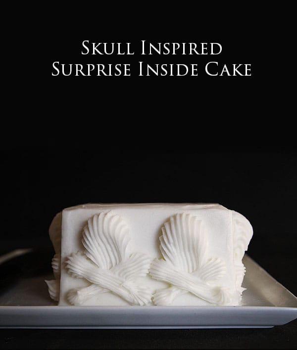 Once Upon A Pedestal: Surprise Inside Cake - Mini Skeletons