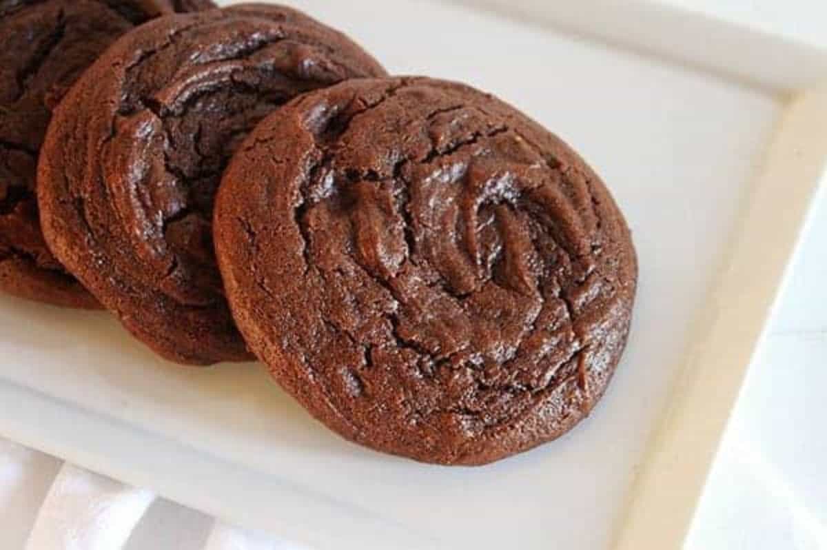 Chocolate Fudge Pepper Cookies i am baker