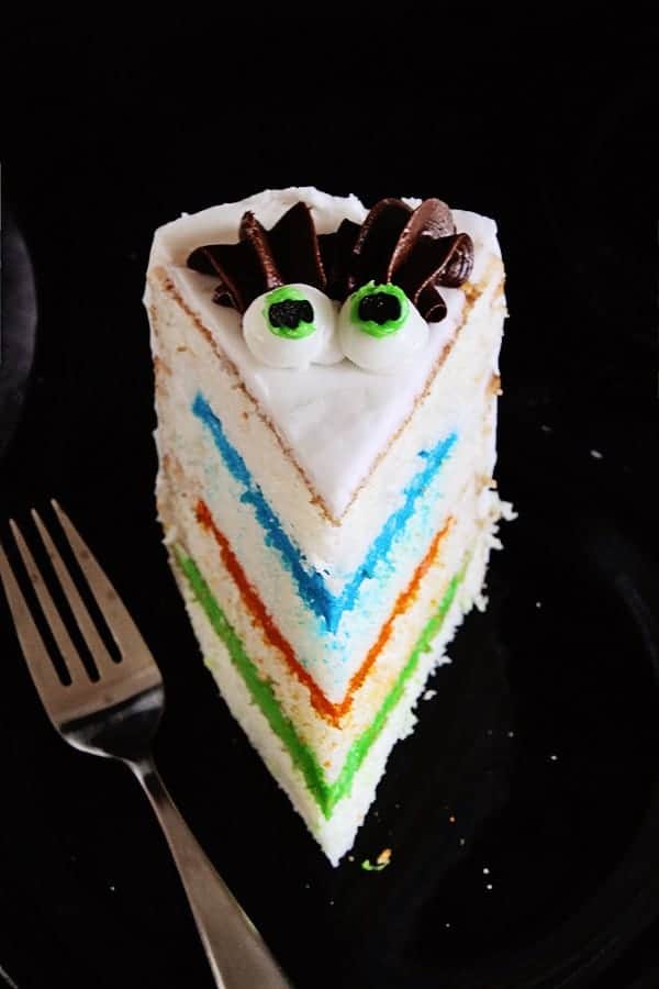 Monster Cake with Monster Cookies {Cookie Decorating Tutorial}