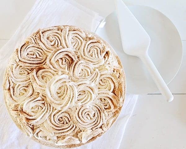 Pumpkin Pie Rose Cake