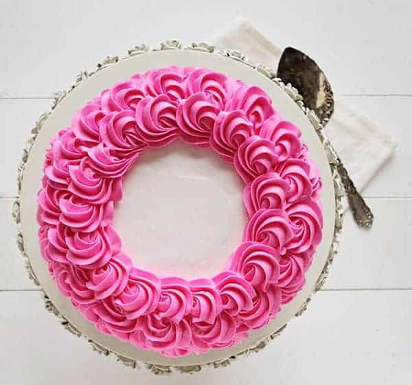 Swirly Rainbow Cake (Inside and Out!) #rainbow #cake #birthdaycake