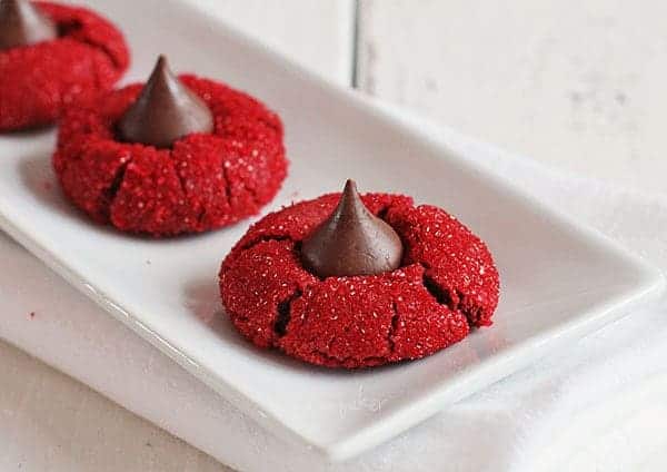 Christmas Peanut Butter Blossoms #baking #Christmas #cookies