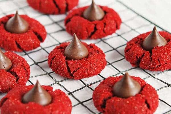 Red Velvet Peanut Butter Blossoms Video I Am Baker