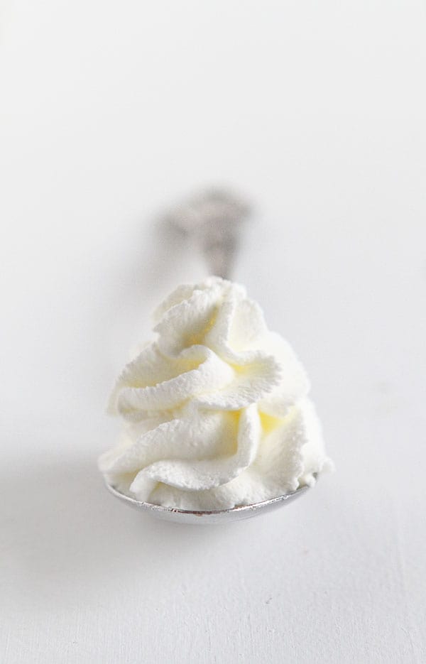 Homemade Peppermint Whipped Cream