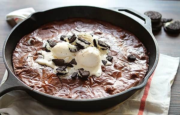 Oreo Brownie Skillet