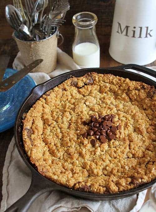 Brownies in a Cast Iron Skillet - Amanda's Cookin' 