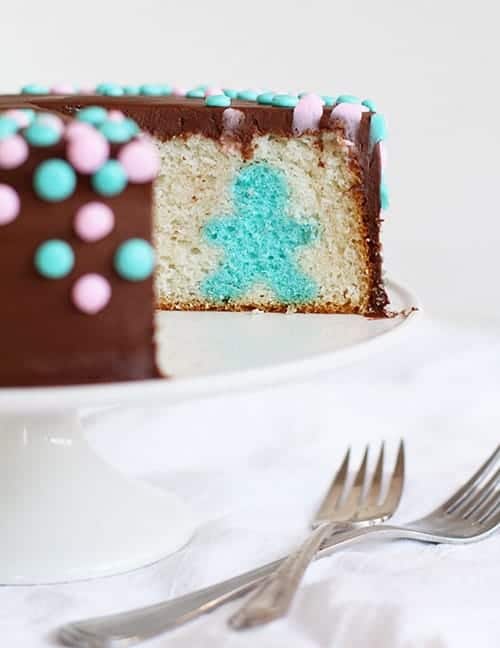 Gender Reveal Surprise Inside Cake I Am Baker