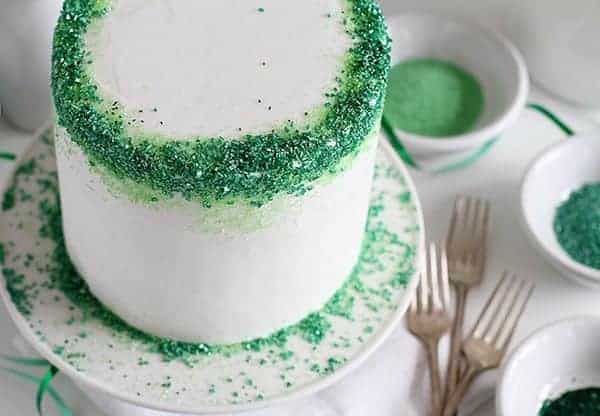 Ombre Cake with Sprinkles