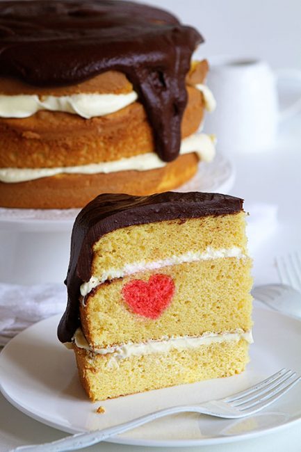 Boston Cream Pie Surprise Inside Cake™