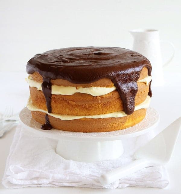 Boston Cream Pie Surprise Inside Cake™