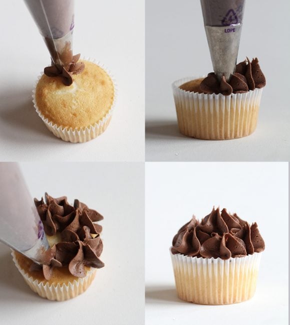 How to pipe on sale icing onto cupcakes