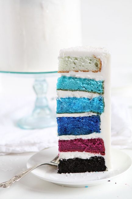 Disney's "Frozen" Inspired Layer Cake! #frozen #elsaandanna #elsacake #annacake #layercake