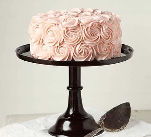 Pink Rose Cake ~ #rosecake #original #rosettecake #iambaker