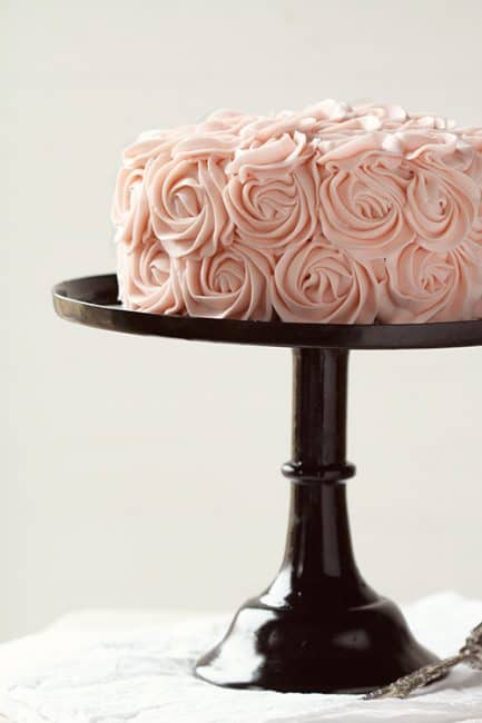 Pink Rose Cake ~ #rosecake #original #rosettecake #iambaker