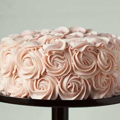 Pink Rose Cake ~ #rosecake #original #rosettecake