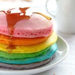 Tips for the Perfect Rainbow Pancake! #pancakes #rainbow