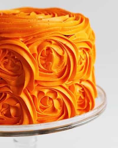 Orange Rose Cake