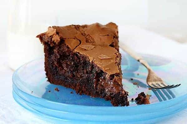 Chocolate Ooey Gooey Butter Cake #chocolate #cake 