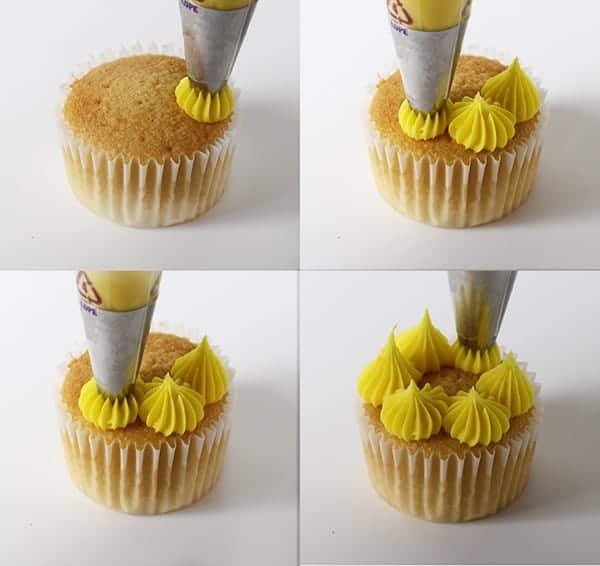 Four Cupcake Decorating Techniques With A Large French