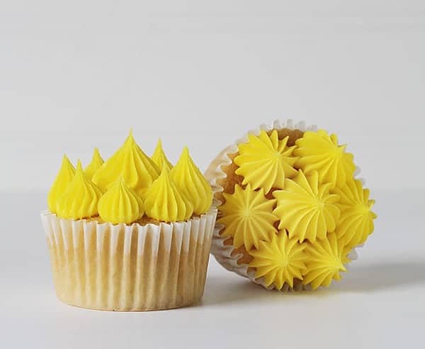 four cupcake decorating techniques using a large french star tip #cucpakes #cupcakedecorating #pipingtutorial